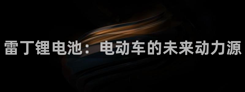 优发国际怎么样：雷丁锂电池：电动车的未来动力源