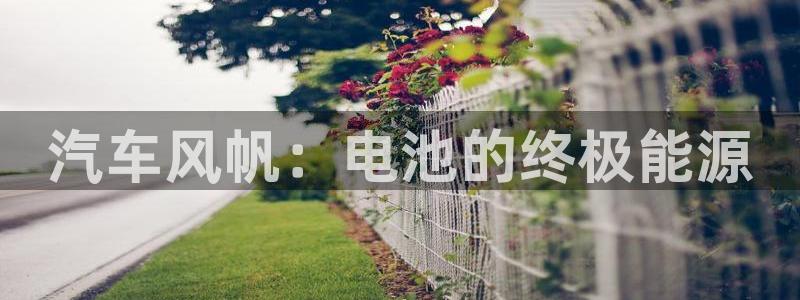 优发国际官网入口app下载苹果：汽车风帆：电池的终极能源