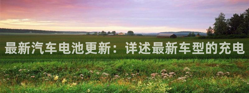优发国际手机版网站官网：最新汽车电池更新：详述最新车型的充电