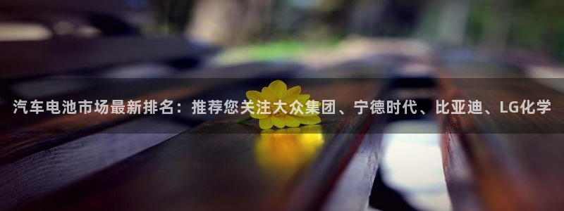 优发国际手机客户端怎么下载：汽车电池市场最新排名：推荐您关注大众集团、宁德时代、比亚迪、LG化学