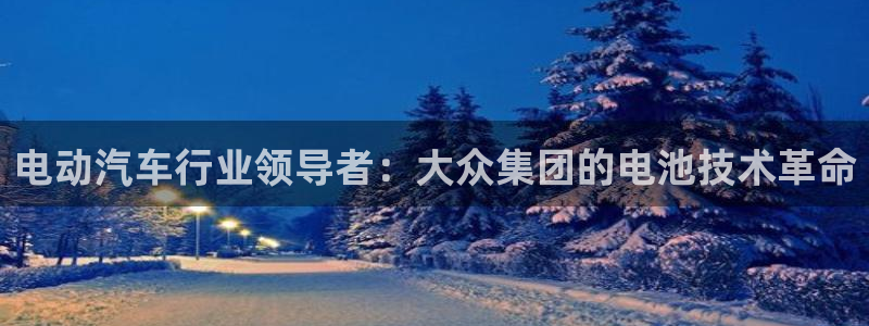 优发国际安卓版下载安装：电动汽车行业领导者：大众集团的电池技术革命